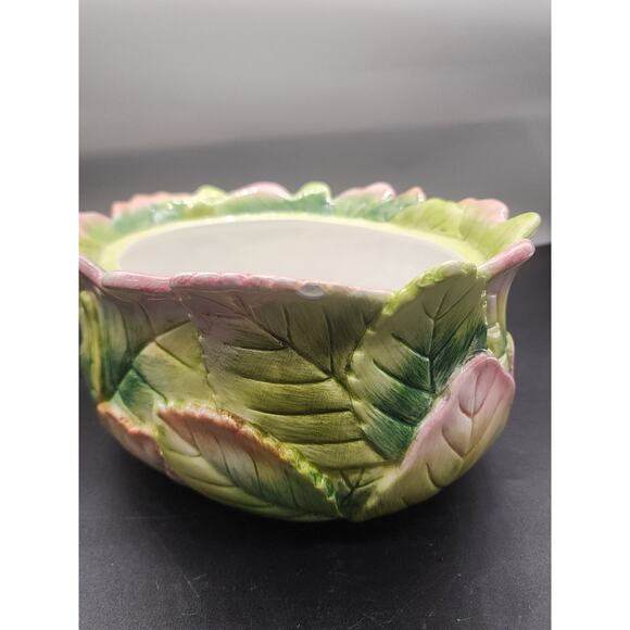 FITZ & FLOYD "Le Lapin" Large Oval Covered Vegetable bowl - Picture 8 of 10